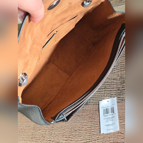 Coach Black Pebble Leather Klare 25 Crossbody Bag - Picture 5 of 10